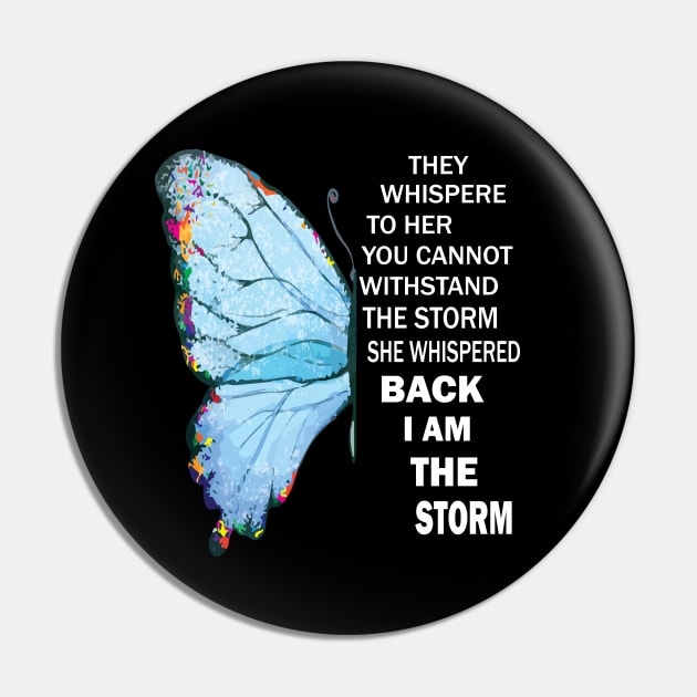 I am the storm Pin by SurpriseART