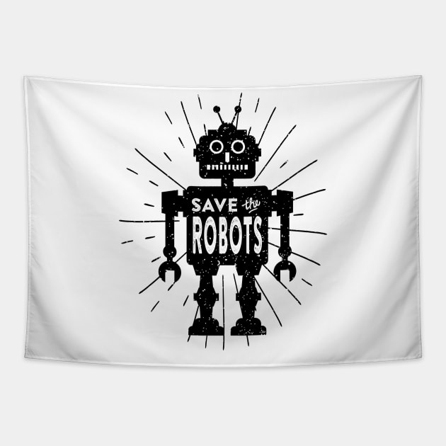 Save the Robots Tapestry by cogwurx