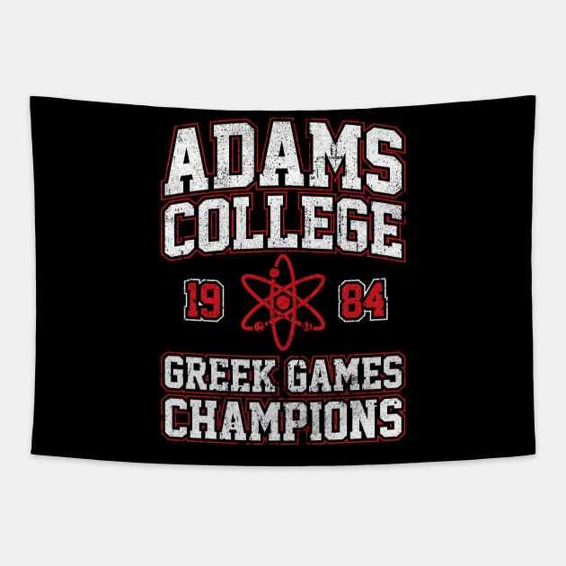 Adams College 1984 Greek Games Champions Tapestry by huckblade