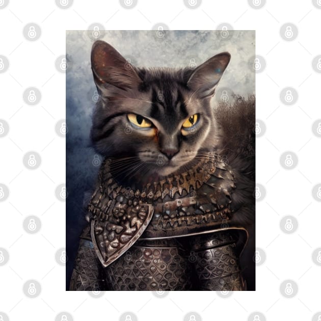 Armored knight cat: Burglar by Dendros-Studio