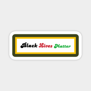 Black Lives Matter - Pan African Diaspora - Double-sided Magnet