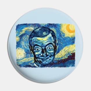 Mr. Bean Van Gogh Style Pin