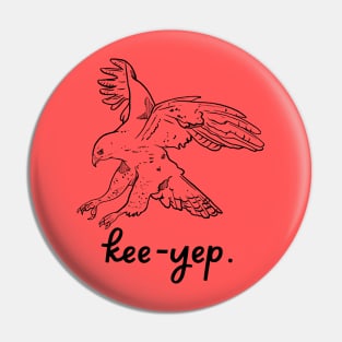 Golden Eagle Call - Bird Enthusiast Pin