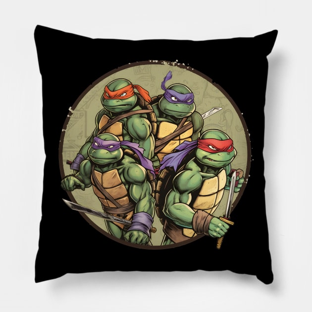 Original Teenage Mutant Ninja Turtles Pillow by Space wolrd