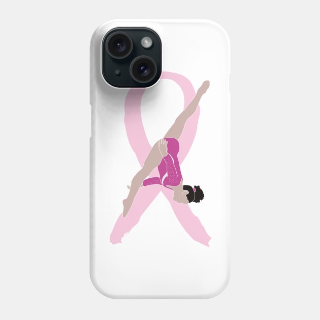 Breast Cancer Awareness: Laurie Hernandez 2 Phone Case by Flipflytumble