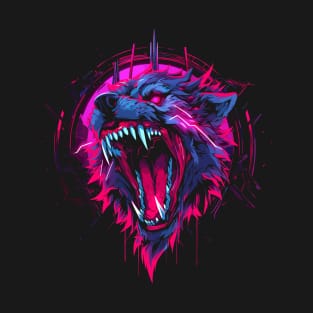 Synthwave Wolf T-Shirt