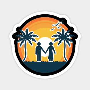 Sunset Together Magnet