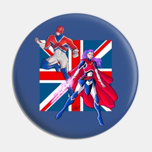 Captain Britain and Captain Britain Pin