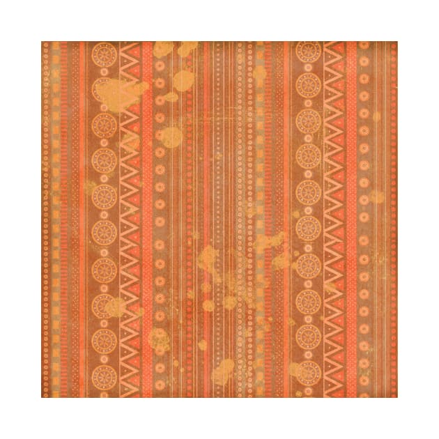 Colorful Mosaic Aztec Pattern Indian Mexican Ethnic Oriental Rug by jodotodesign