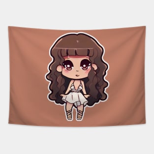 SZA Kawaii Illustration Tapestry