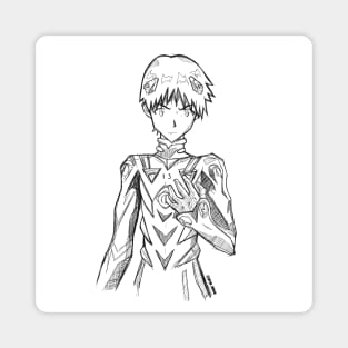 shinji ikari eva 001 Magnet