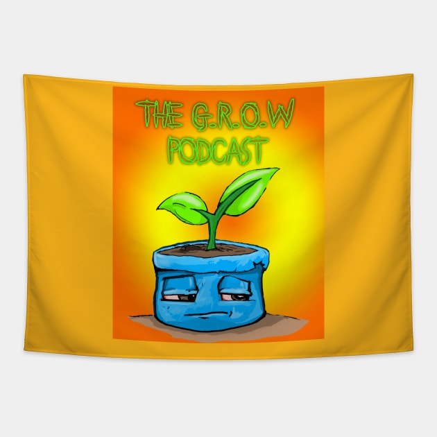 The G.R.O.W. Podcast Tapestry by Art Of Lunatik