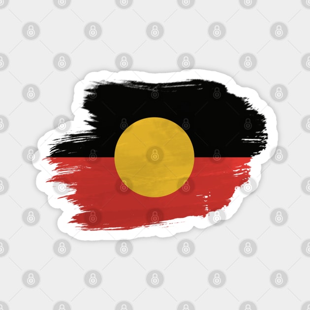 Aboriginal Flag Magnet by CF.LAB.DESIGN