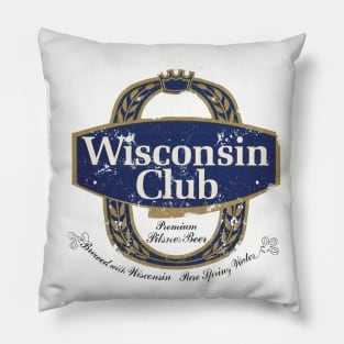 Wisconsin Club Beer Pillow