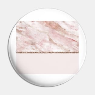 Bastione rose gold marble Pin