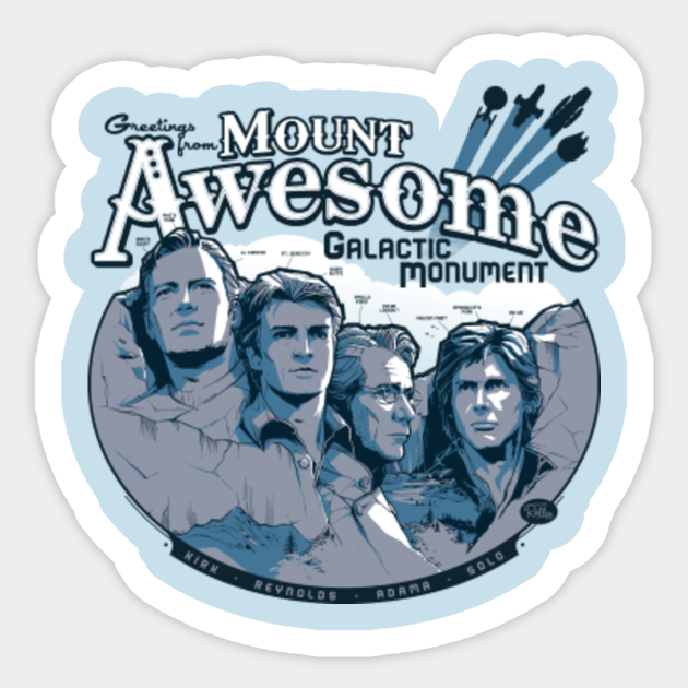 Mt. Awesome - Science Fiction - Sticker