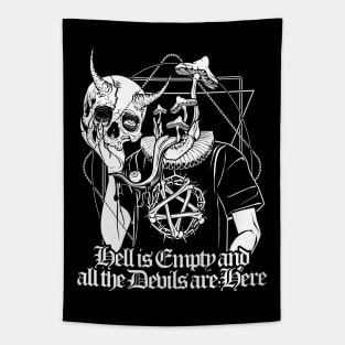 Hell is Empty... and Terry quotes Shakespeare Tapestry