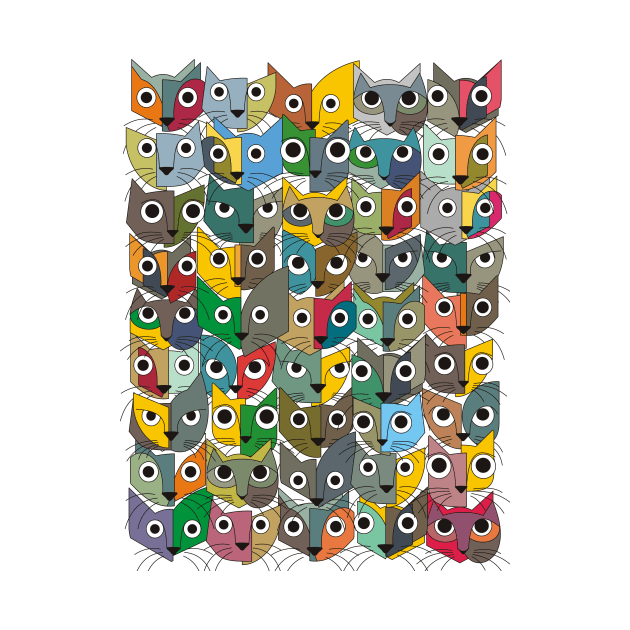 Cats (forty five pack version) by bulografik