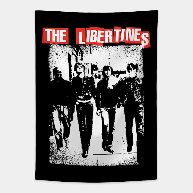 Libertines Silhouette - Fanmade Tapestry by KokaLoca