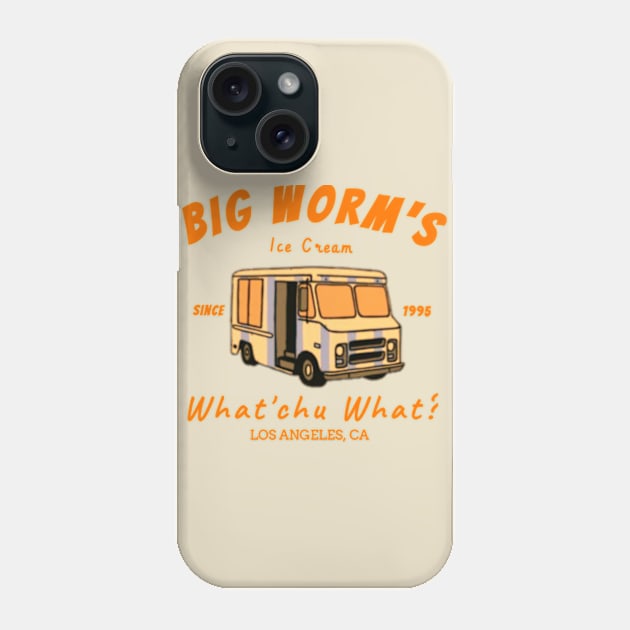 Big worm's ice cream wahtcu want los angeles ca Phone Case by Gilangdiska