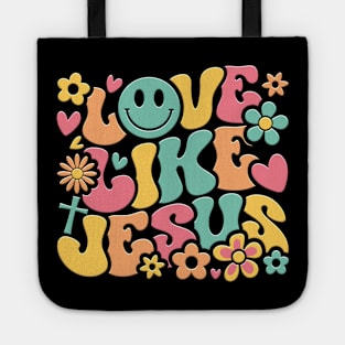 Love Like Jesus Groovy Tote