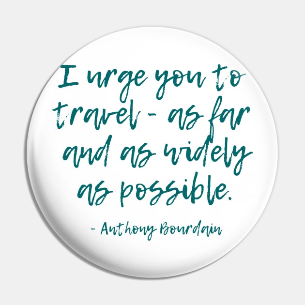 Urge You to Travel Pin by ryanmcintire1232