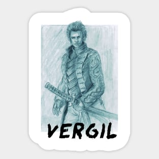 Vergil Sticker for Sale by losthiqhway