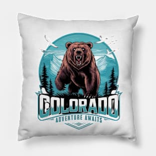 Wild Colorado: Land of the Roaring Bear Pillow