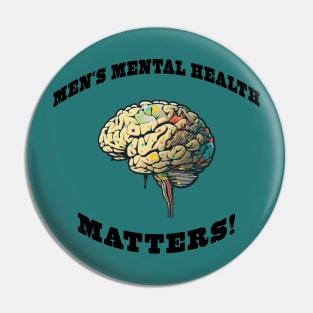 Men's Mental Health Matters Pin