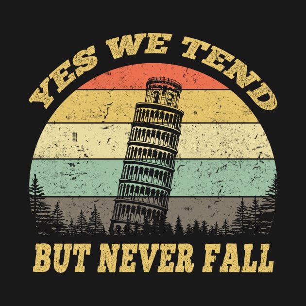 Leaning Tower of Pisa Italy Vintage Retro by nedjm