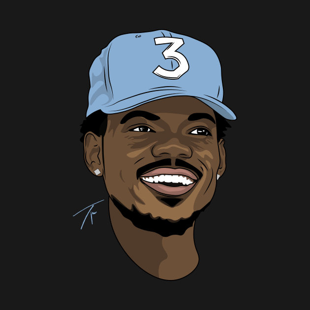 Chance The Rapper by Super Atomic Tees