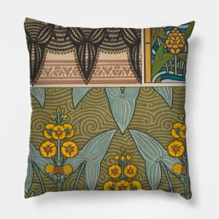 Vintage Flower Design Pillow