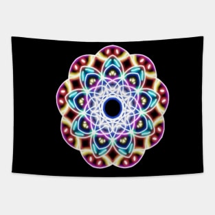 Glow Mandala Tapestry