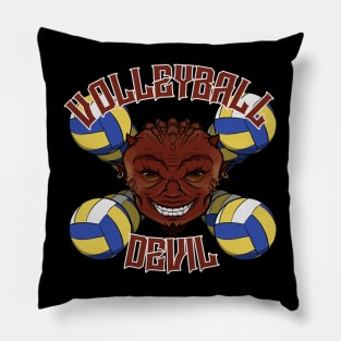 Volleyball Devil Pillow