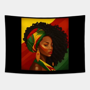 Black History Month Black Pride Distressed Design T-Shirt Tapestry