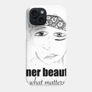 beauty is from the inside Phone Case