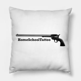 HomeSchoolTattoo Long Barrel Revolver Pillow