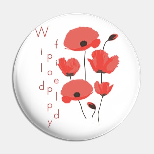 Wild poppy fields Pin