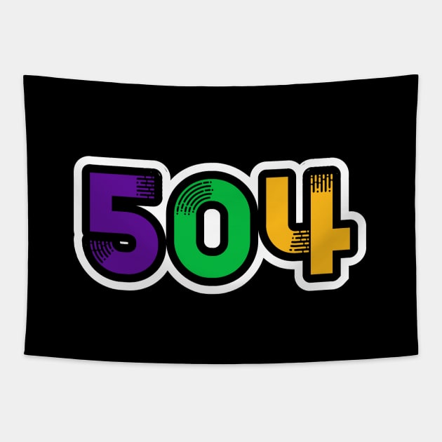 504 Mardi Gras Tapestry by LemonBox