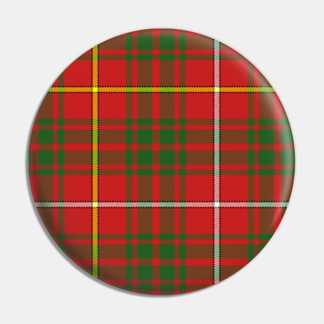 Clan Bruce Tartan Pin by All Scots!