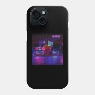 Retrowave Pizza Warehouse Phone Case