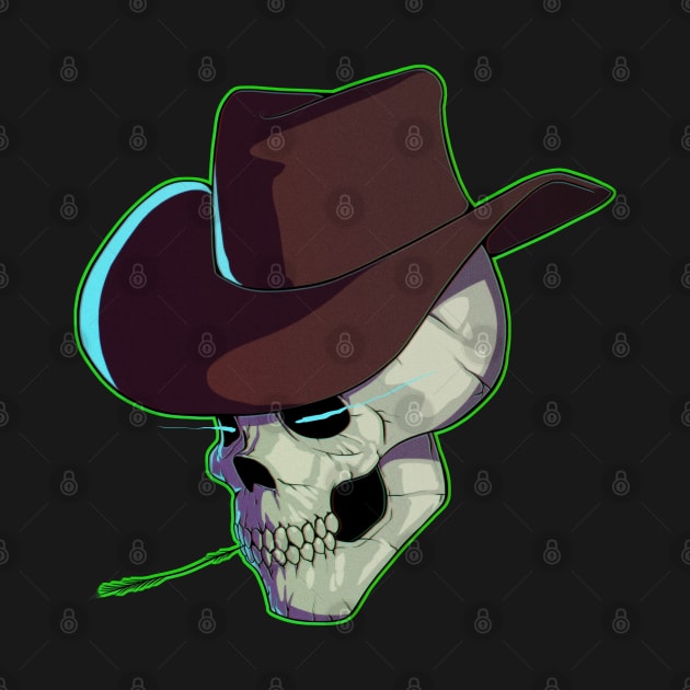 Cowboy Skull by GabCastro