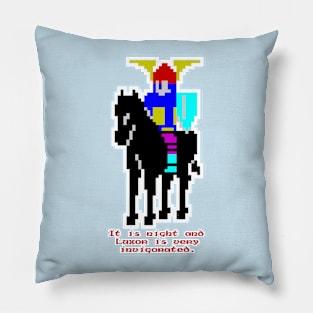 Luxor is Very Invigorated - Lords of Midnight ZX Spectrum Legend Pillow