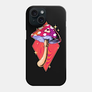 Trippy Third Eye Mushroom Phone Case