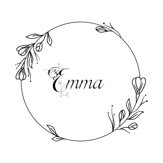 Emma Wildflower Monogram by RavenRarities