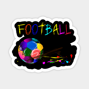 soccer football sport art brush s Magnet