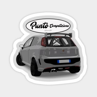 Punto Competizione Bianco Back Magnet