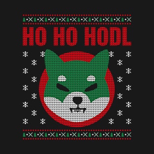 Ho Ho Hodl Shiba Inu I Ugly Christmas Sweater SHIB T-Shirt