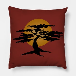 Bonsai Sunset Pillow