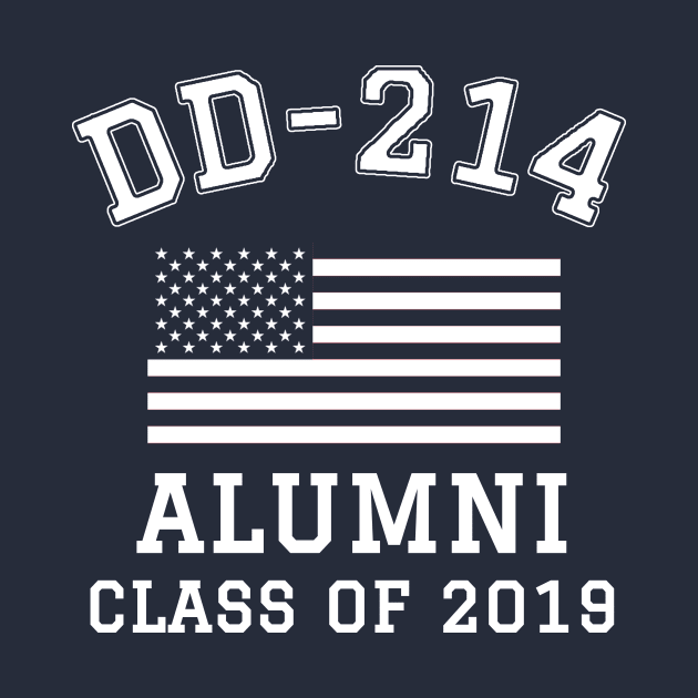 Patriotic DD-214 Alumni Class of 2019 by Revinct_Designs